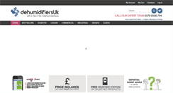 Desktop Screenshot of dehumidifiersuk.com